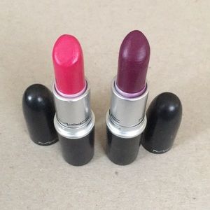 Mac Lipstick Rebel and Full Fushia